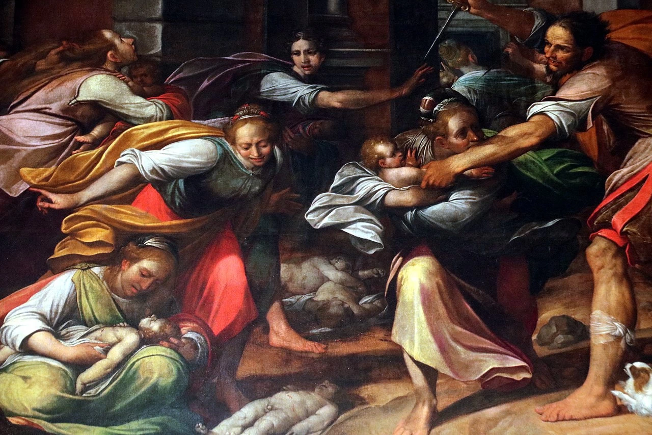Strage degli Innocenti - Chiesa di san Sisto, Piacenza, dettaglio